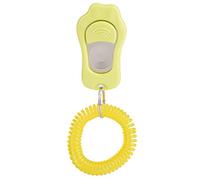 Greensen Dog Training Clicker Pet Clicker for Dog Training 3 Adjustable Gears with Elastic Wrist Strap for Cats Birds Horses Housebreaking Obedience (Light Green)