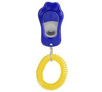 Greensen Dog Training Clicker Pet Clicker for Dog Training 3 Adjustable Gears with Elastic Wrist Strap for Cats Birds Horses Housebreaking Obedience (Dark Blue)