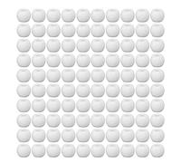 Greensen Dreadlocks Hair Braid Beads Sturdy Material 12mm 100pcs Not Easy to, Exquisite Design Beads for HairBeard Weaving, Vintage Style PlasticResin (White)