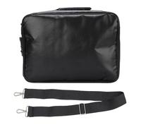 Greensen Fireproof Document Box, Large 14.57x10.63x4.33in Fireproof File Storage with Lock and Shoulder Strap, for Laptop Documents Money Passport Certificates