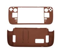 Greensen Full Protective Case, Shockproof Grip Ergonomic Impact Cover with Built-in Kickstand for Steam Deck, Precise Compatibility, Convenience, Comprehensive Protective, Absolute Fit, (Brown)