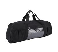 Greensen Grill Utensil Storage Bag, BBQ Tool Storage Bag Grill Tool Organizer with Transparent Zippered Pocket & Mesh Pockets for Picnic Camping Patio Gathering