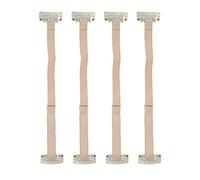 Greensen HIFT BAND FACIAL DIRECT 4 PCs Women's Game Avoid the Width of the Skin of Nylon Elevator Elastic Tires for the Daily Brand -Up White