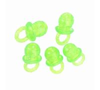 Greensen Interactive Leaf Dog -Kau -Toy 5 PCs Set Pacifier Shaped Tea Sounds Bright Color TPR Material (Green)