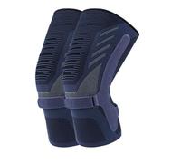 Greensen Knee Brace, Dual Side Spring Bars Support Breathable Knit Knee Sleeve for Running Basketball Tennis, with Non Slip Design for Sports Activities (Size L)