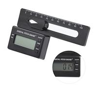 Greensen LCD Digital Pitch Gauge High Accuracy Tool for RC Helicopter Main Rotor Blades 250-700mm for Pilots Working in Unstable Environments (Black)