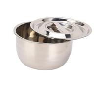 Greensen Multipurpose Stainless Steel Mixing Bowl with Lid Easy to All Purpose Basin Container Mirror Polished Metal for Home Commercial Prepping