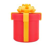 Greensen Nested Screw Gift Box, 3D Printed Annoying Present with 10 Nested Screws and Gold Bow, Reusable Money Puzzle Box for Cash Gift, Pranks Gifts for Birthday Christmas Office Party (Red)