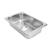 Greensen Rv Sink, 304 Stainless Steel Rectangular Hand Wash Basin | Embedded Install Saving Counter Space, 40mm Sewer Outlet, Rust Resistant Metal, for Caravan, Motorhome, Yacht, Boat,