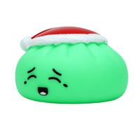 Greensen Silicone squeeze toy stress relief bun with smiling face | Festive Desk Decor, Soft Noise Maker for Holiday, Compact Hand Toy for Home or Office