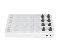 Greensen SMC Pad MIDI Controller, Drum Pad Controller MIDI Pad Controller with 16 RGB Backlit Pads 8 Assignable Knobs for Live FL Studio Cubase Logic Pro
