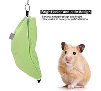 Greensen Soft -teen Pet Pendelland Are Reusable in the Form of a Banana That Is Shaped Into a Hamster (Green)