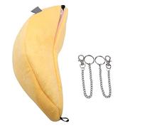 Greensen Soft -teen Pet Pendelland Are Reusable in the Form of a Banana That Is Shaped Into a Hamster (Yellow)