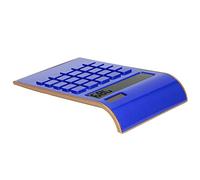Greensen Solar Calculator Solar Powered Calculator Energy with Tilted LCD Display Dual Power Options for Office Home School Use (Blue)