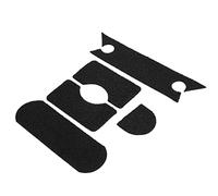 Greensen Sticker Set for IBH Helmets 5pcs Strong Adhesive Pads Great Helmet Accessory Black/Tan Polyester (Black)