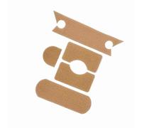 Greensen Sticker Set for IBH Helmets 5pcs Strong Adhesive Pads Great Helmet Accessory Black/Tan Polyester (Soil Color)