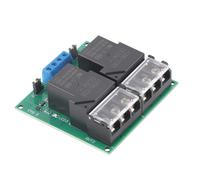 Greensen Two Way Relay Module, High Power Bidirectional Optocoupler Isolation 30A, with High Low Level, for DC5V DC12V DC24V (12VDC)