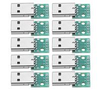 Greensen USB Type A to DIP Adapter Board, 4 Pin 2.54mm Pitch Connector