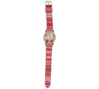 Greensen Watch, Bohemian Style Multicolour Brass PU Leather Women Watch with Button Battery, for Birthday Party Gifting (Red)