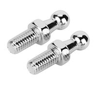 Greensen Wearresistant Spherical Screw/closure for Gass Struts, Replacement Hood for M8/M6, 2PCS Silver Ball Shoe/fastening (M8)