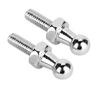 Greensen Wearresistant Spherical Screw/closure for Gass Struts, Replacement Hood for M8/M6, 2PCS Silver Ball Shoe/fastening (M6)