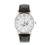 Greensen Womens Fashion Leather Quartz is Aware of an Elegant Occasional Style, So That They Coincide with Several Clothes and Occasions (Black)