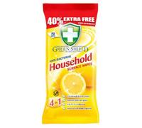 Greenshield 70 Large Antibacterial Household Surface Cleaning Wipes (Yellow Packs)
