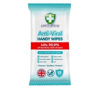 Greenshield Anti-Viral Handy Wipes - Pack Of 15