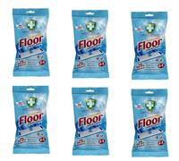 GREENSHIELD ANTIBAC Floor Surface Wipes Packs of 24 Extra Large Wipes (Pack of 6)