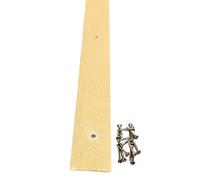 GreenTec 1000mm Anti-Slip Decking Strip - 1pc GRP Fibreglass Safety Tread for Slippery Decking, Wood Steps & Ramps - Heavy Duty Outdoor Slip Prevention - Easy Install with Screws (Beige)