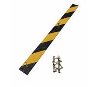 GreenTec 1pk 1000mm Black/Yellow GRP Anti-Slip Decking Strips