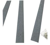 GreenTec Anti Slip Decking Strips 600mm - 10 Pack | Non Slip GRP Deck Step Covers for Garden, Patio, Balcony & Outdoor Wooden Boards (Grey)