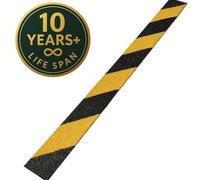 Greentec Grp Anti Slip Decking Strip 600mm X 50mm Pack Of 5 Heavy Duty For Steps & Ramps