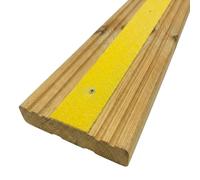 GreenTec GRP Decking Strip 600mm x 50mm - Anti Slip Non Slip Safety Tread for Outdoor Steps, Decking & Ramps - 1 Piece (Yellow)