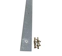 GreenTec GRP Decking Strip 600mm x 50mm - Anti Slip Non Slip Safety Tread for Outdoor Steps, Decking & Ramps - 1 Piece (Grey)