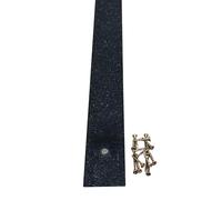 GreenTec GRP Decking Strip 600mm x 50mm - Anti Slip Non Slip Safety Tread for Outdoor Steps, Decking & Ramps - 1 Piece (Black)