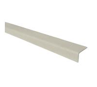 GreenTec Heavy Duty GRP Anti-Slip Stair Nosing 55mm x 55mm | Fibreglass Step Edge Trim for Timber, Concrete & Metal Stairs | Industrial Non-Slip Stair Tread Nosing (1, White, 1200mm)