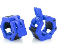 Greententljs Olympic Barbell Weight Clamps 2 Inch Clips Quick Release Locking 2" Pro Olympic Bars Deadlifts Weights Plates for Squats Weightlifting Fitness Body-Solid (Blue)