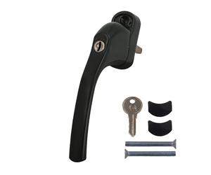 greenteQ Alpha TBT Locking Tilt & Turn Window Handle - Anthracite Grey