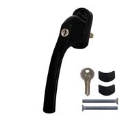 greenteQ Alpha TBT Locking Tilt & Turn Window Handle - Black