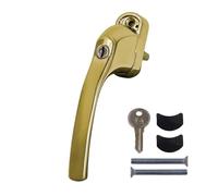 greenteQ Alpha TBT Locking Tilt & Turn Window Handle - PVD Gold