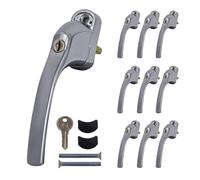 greenteQ Alpha Tilt & Turn Window Handle (10 Pack) - Polished Chrome