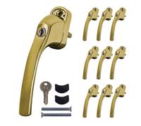 Greenteq Alpha Tilt & Turn Window Handle (10 Pack) - Pvd Gold