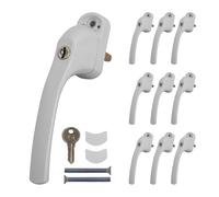 greenteQ Alpha Tilt & Turn Window Handle (10 Pack) - White