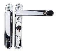 greenteQ Clearline CentreFold Intermediate Bifold Patio Door Handle (3 Pack) - Chrome (Polished)
