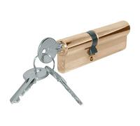 GreenteQ Gamma Double Euro Cylinder - 95mm 45/50 (40/10/45) Polished Brass