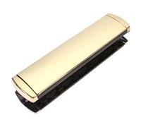 12" Letterplate Door Letterbox UPVC Wood Omega Premium Sprung Heavy Duty 40-80 - Gold (PVD)