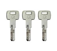 GreenteQ Orion Euro Cylinder Dimple & Groove Key Cutting (3 Pack)