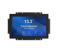 GreenTouch 13.3 Inch 10 Points Open Frame Touch Display, Industrial PCAP Touchscreen Monitor, VG HDMI+DVI Port - 16:9