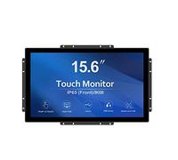 GreenTouch 15.6 Inch 10 Points Open Frame Touch Display, Industrial PCAP Touchscreen Monitor, VGA+HDMI+DVI Port - 16:9